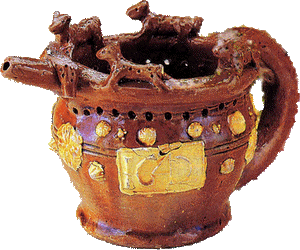 Puzzle Jug dated 1642, Longridge Collection, Leslie Grigsby